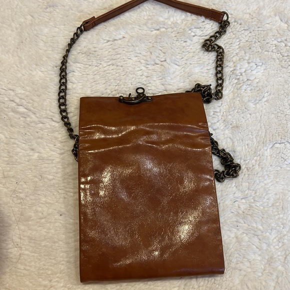 Steve Madden saddle brown cross body slim purse - Picture 5 of 6